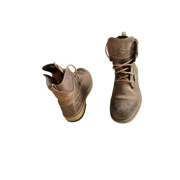 Timberland PRO Women's 8 Hightower Coffee Brown Round Alloy Toe Lace Up Boot - Picture 7 of 11